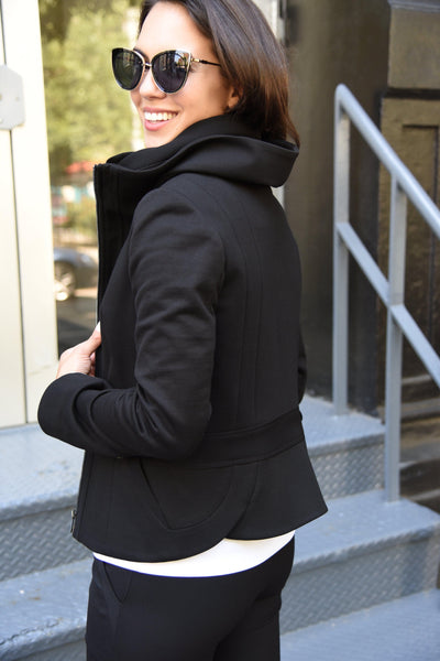 Cool High Collar Jacket Jackets The Eight Senses® 