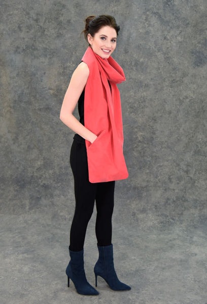 Touch Scarf Accessories The Eight Senses® Red One Size 