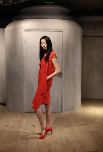 Drape & Go Dress Dresses The Eight Senses® Red XS 