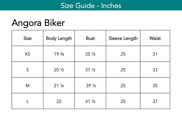 Angora Biker Jackets The Eight Senses® 