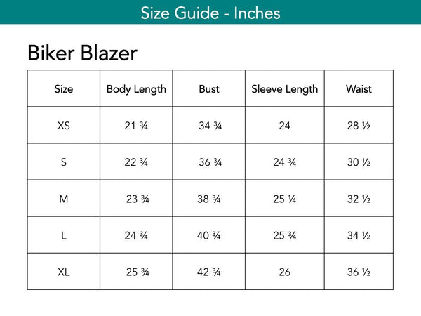 Biker Blazer Jackets The Eight Senses® 