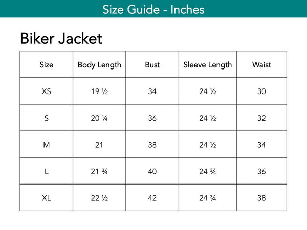 Biker Jacket Jackets The Eight Senses® 