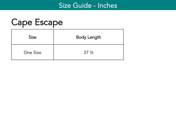 Cape Escape Jackets The Eight Senses® 