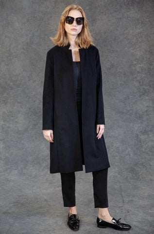 Cashmere Long Blazer Coats The Eight Senses® 