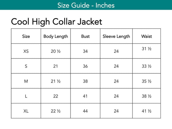 Cool High Collar Jacket Jackets The Eight Senses® 