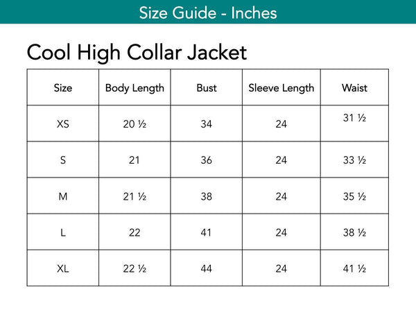 Cool High Collar Jacket Jackets The Eight Senses® 