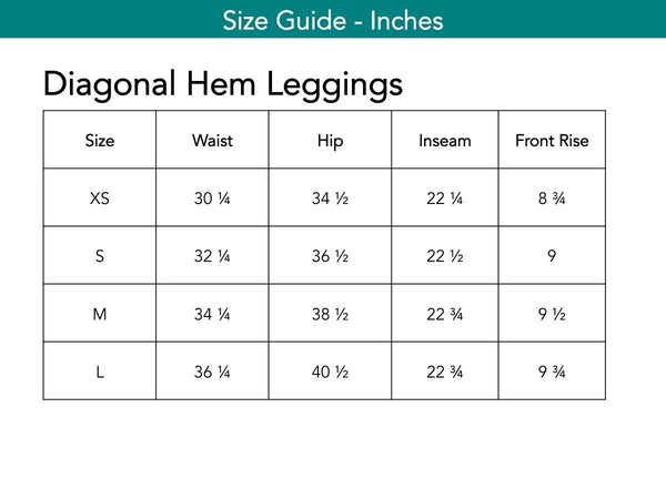 Diagonal Hem Leggings Pants The Eight Senses® 