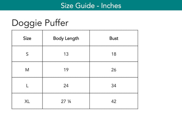 Doggie Puffer Dogwear The Eight Senses® 
