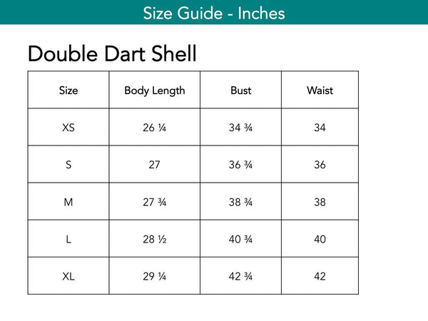 Double Dart Shell Tops The Eight Senses® 
