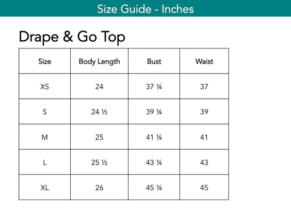 Drape & Go Top Tops The Eight Senses® 