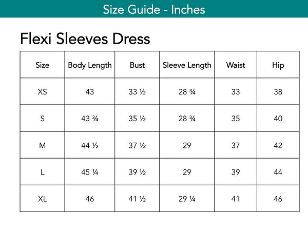 Flexi Sleeves Dress Dresses The Eight Senses® 