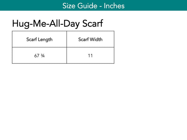 Hug-Me-All-Day Scarf Scarf The Eight Senses® 