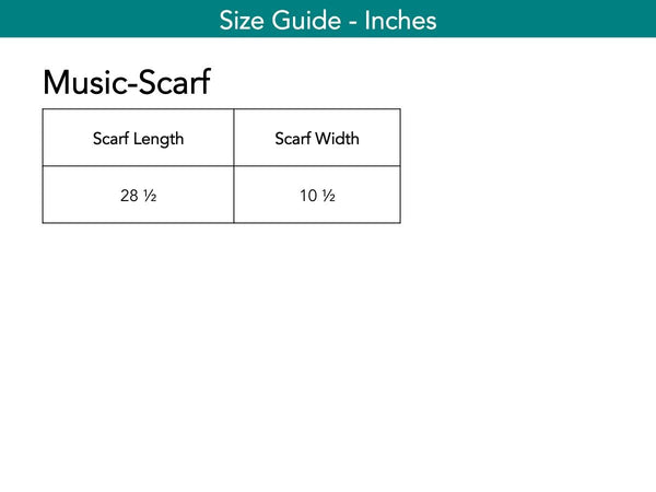 Music-Scarf Scarf The Eight Senses® 
