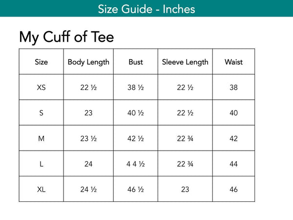My Cuff of Tee Tops The Eight Senses® 