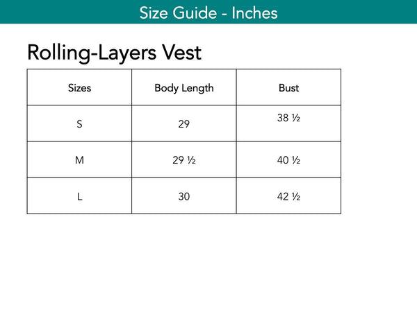 Rolling-Layers Vest Vests The Eight Senses® 