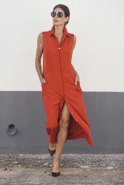 Sleeveless Silk Tunic Tops The Eight Senses® 