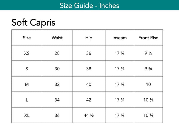 Soft Capris Pants The Eight Senses® 