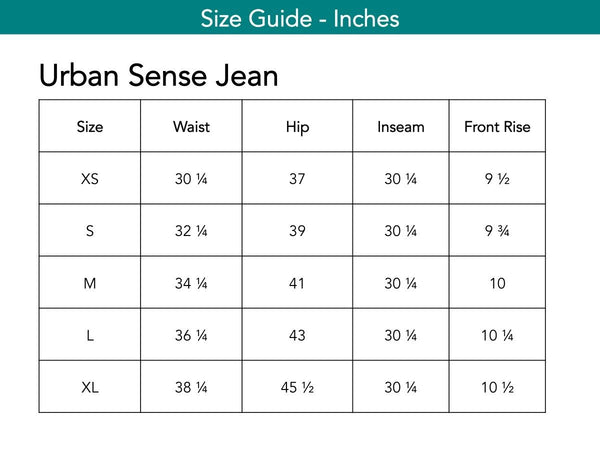Urban Sense Jean Pants The Eight Senses® 