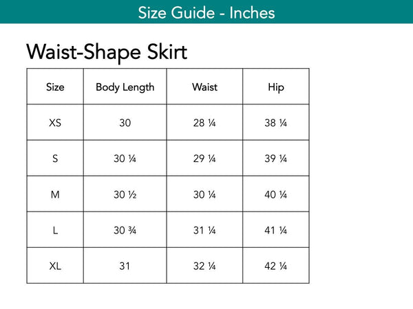 Waist-Shape Skirt Skirts The Eight Senses® 